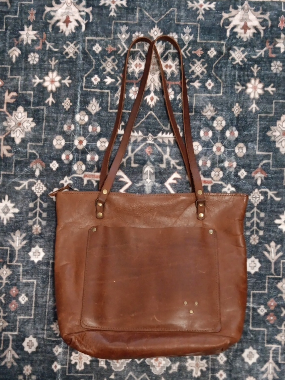 Vintage Leather Tote